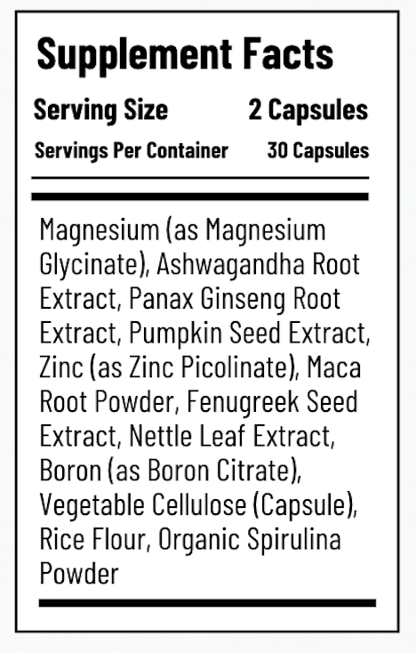 Ingredients List